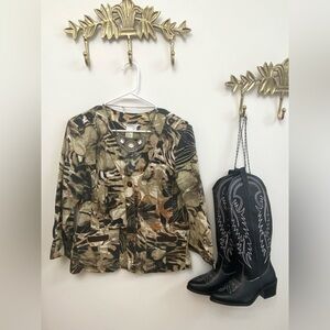 Spanner boutique style cardigan blazer m pit 19.5” l 23”